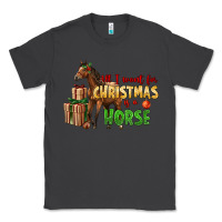 Smoke All I Want For Christmas Is A Horse Classic Tee - LillyAllenDesigns