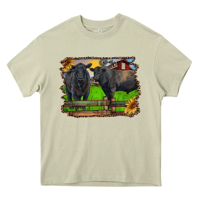 Black Angus Cattle And Bull In Barnyard Heavy Core Tee by RanaPortraitStore | Teevron