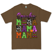 Cacao Spooky Mama Premium Tee - texasbilliewilder