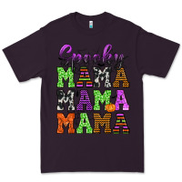 Plum Spooky Mama Premium Tee - texasbilliewilder