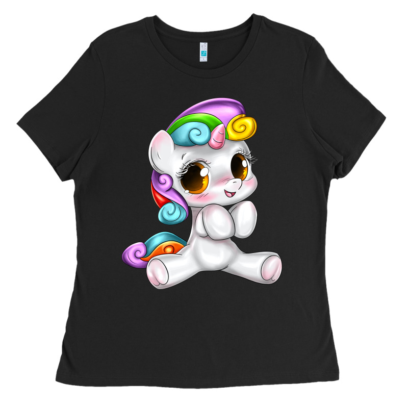 Pride Cute Unicorn Ladies Tee by texasbilliewilder | Teevron