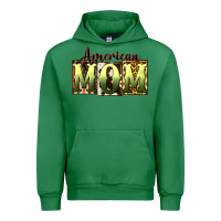 Emerald American Mom Mother's Day Urban Hoodie - CowGirlArtShop