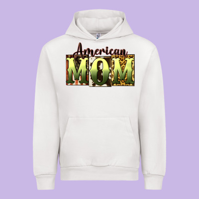 American Mom Mother's Day Urban Hoodie Designed By Cowgirlartshop