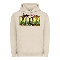 Pigment French Oak American Mom Mother's Day Urban Hoodie - CowGirlArtShop