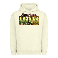 Pigment Pistachio American Mom Mother's Day Urban Hoodie - CowGirlArtShop