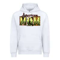 White American Mom Mother's Day Urban Hoodie - CowGirlArtShop