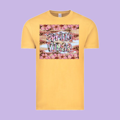 Spring Vibes Vintage Tee Designed By Artiststas