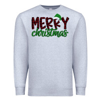 Heather Grey Merry Christmas Premium Sweatshirt - Bettercallsaul