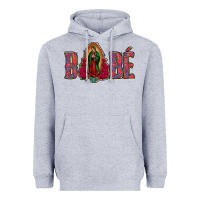 Heather Grey Bebe our lady of guadalupe Heavyweight Hoodie - Bettercallsaul