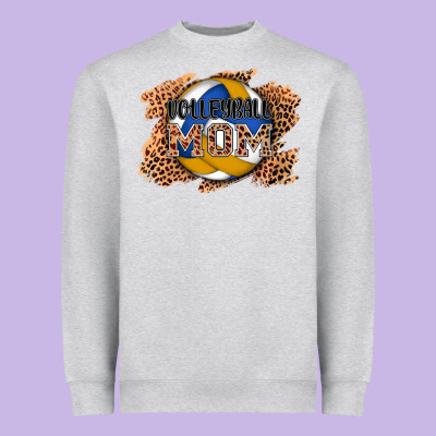 Volleyball Mom Heavyweight Sweatshirt Designed By Adodesignshop