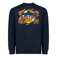 Navy volleyball mom Heavyweight Sweatshirt - AdoDesignShop