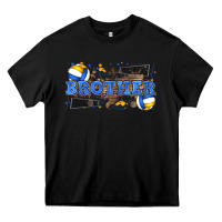 Black brother volleyball Heavy Core Tee - Zillion Design Studio