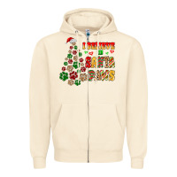 Sandshell i believe in santa paws Zipper Hoodie - MaliasSmallBusiness
