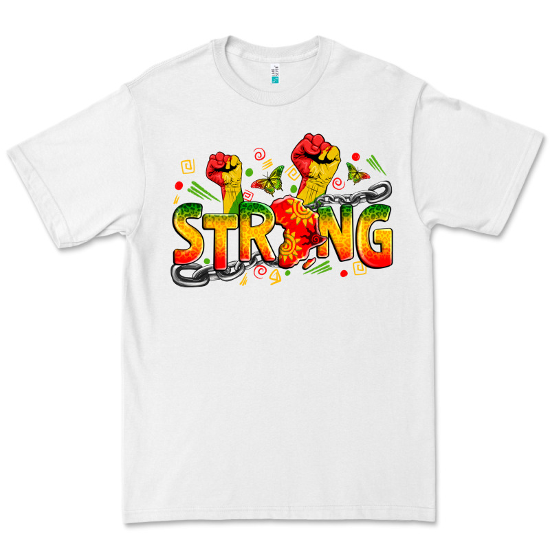 Strong Juneteenth Premium Tee by Zillion Design Studio | Teevron