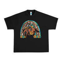 Black bucking bronco rodeo rainbow Urban Heavy Tee - Artiststas