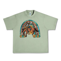 Oil Green bucking bronco rodeo rainbow Urban Heavy Tee - Artiststas