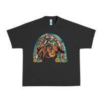 Pigment Black bucking bronco rodeo rainbow Urban Heavy Tee - Artiststas