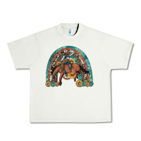 Pistachio bucking bronco rodeo rainbow Urban Heavy Tee - Artiststas