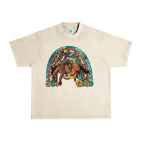 Sandshell bucking bronco rodeo rainbow Urban Heavy Tee - Artiststas
