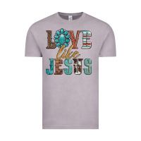 Vintage Zinc love like jesus Vintage Tee - Artiststas