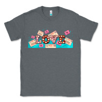 Charcoal Heather love and love letters Classic Tee - AdoDesignShop