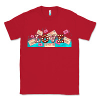 Red love and love letters Classic Tee - AdoDesignShop