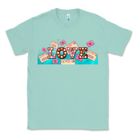 Seafoam love and love letters Classic Tee - AdoDesignShop