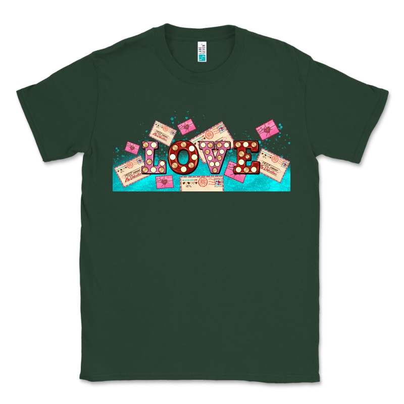 Love And Love Letters Classic Tee by AdoDesignShop | Teevron