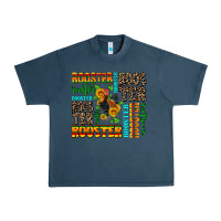Midnight Navy rooster Urban Heavy Tee - AdoDesignShop