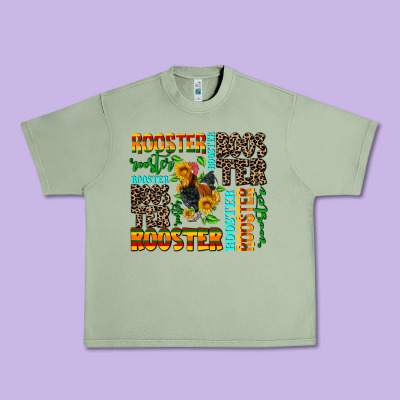 Rooster Urban Heavy Tee Designed By Adodesignshop