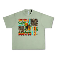 Oil Green rooster Urban Heavy Tee - AdoDesignShop