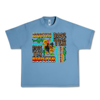 Pebble Blue rooster Urban Heavy Tee - AdoDesignShop