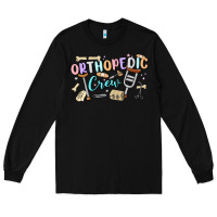 Black orthopedic crew Long Sleeve Tee - MaliasSmallBusiness