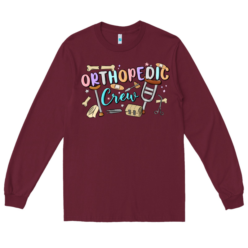 Orthopedic Crew Long Sleeve Tee by MaliasSmallBusiness | Teevron