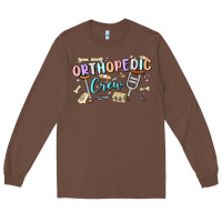 Chestnut orthopedic crew Long Sleeve Tee - MaliasSmallBusiness