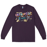 Plum orthopedic crew Long Sleeve Tee - MaliasSmallBusiness