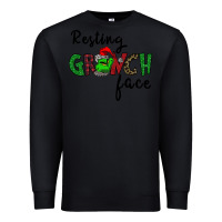 Black Merry Grinch Mas Premium Sweatshirt - Bettercallsaul
