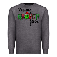 Charcoal Heather Merry Grinch Mas Premium Sweatshirt - Bettercallsaul