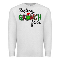 Oatmeal Heather Merry Grinch Mas Premium Sweatshirt - Bettercallsaul