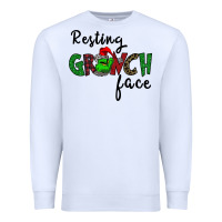 White Merry Grinch Mas Premium Sweatshirt - Bettercallsaul