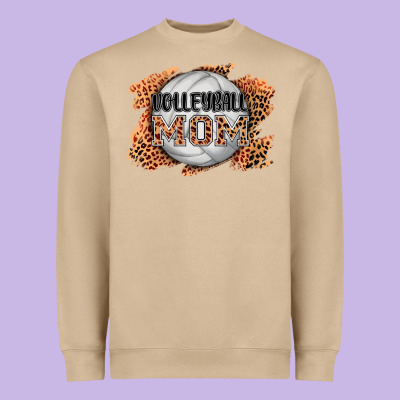 Volleyball Mom Heavyweight Sweatshirt Designed By Adodesignshop