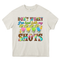 Cream dont worry ive had both my shots Heavy Core Tee - texasbilliewilder