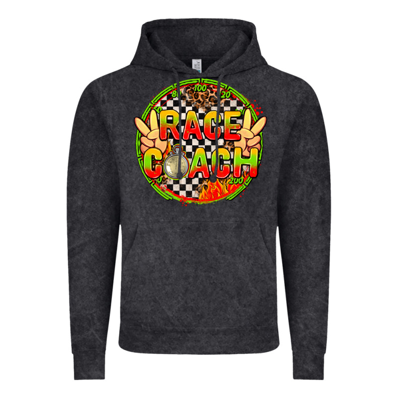 Race Coach With Leopard And Peace Hand Vintage Hoodie by AdoDesignShop | Teevron
