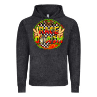 Vintage Black Race coach with leopard and peace hand Vintage Hoodie - AdoDesignShop