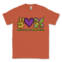 Copper peace love mardi gras Classic Tee - Jasminsmagicworld