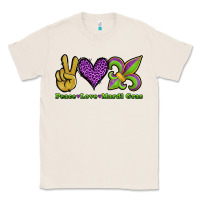 Natural peace love mardi gras Classic Tee - Jasminsmagicworld