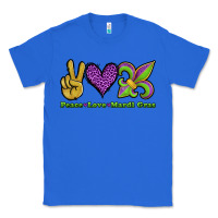True Royal peace love mardi gras Classic Tee - Jasminsmagicworld