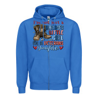 True Royal i'm not just a daddy's little girl Zipper Hoodie - MaliasSmallBusiness