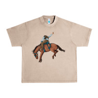 French Oak bucking bronco cowboy rodeo Urban Heavy Tee - Artiststas