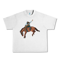 Lunar Rock bucking bronco cowboy rodeo Urban Heavy Tee - Artiststas